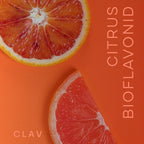 CLAV Bioflavonoides Cítricos - Suplemento Vegano de Flavonoides de Naranja Amarga y Pomelo - 60 Cápsulas - Hecho en Alemania