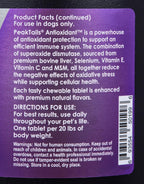 Suplemento Antioxidante Diario para Perros – 1000 Comprimidos con Superóxido Dismutasa, MSM, Selenio, Vitaminas C y E – Apoyo Inmunológico y Protección Celular