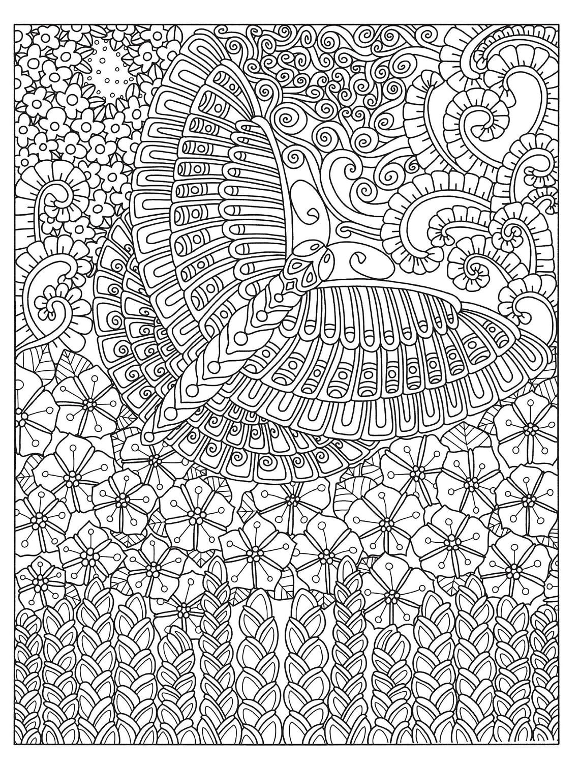 Creative Haven Mariposas Entrelazadas Libro de Colorear para Adultos (Libros de Colorear para Adultos: Insectos)