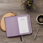 Biblia KJV: Letra Grande, Una Columna, 43.000 Referencias Cruzadas, Tapa Púrpura, Tamaño Personal, Letra Roja, Comfort Print