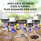 Airborne Gominolas de Saúco + Zinc y Vitamina C para Adultos, 60 gomitas