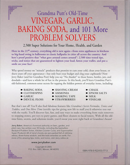 Grandma Putt's Old-Time Vinegar, Garlic, Baking Soda, and 101 More Problem Solvers: 2,500 Super Solutions for Your Home, – Image 2
