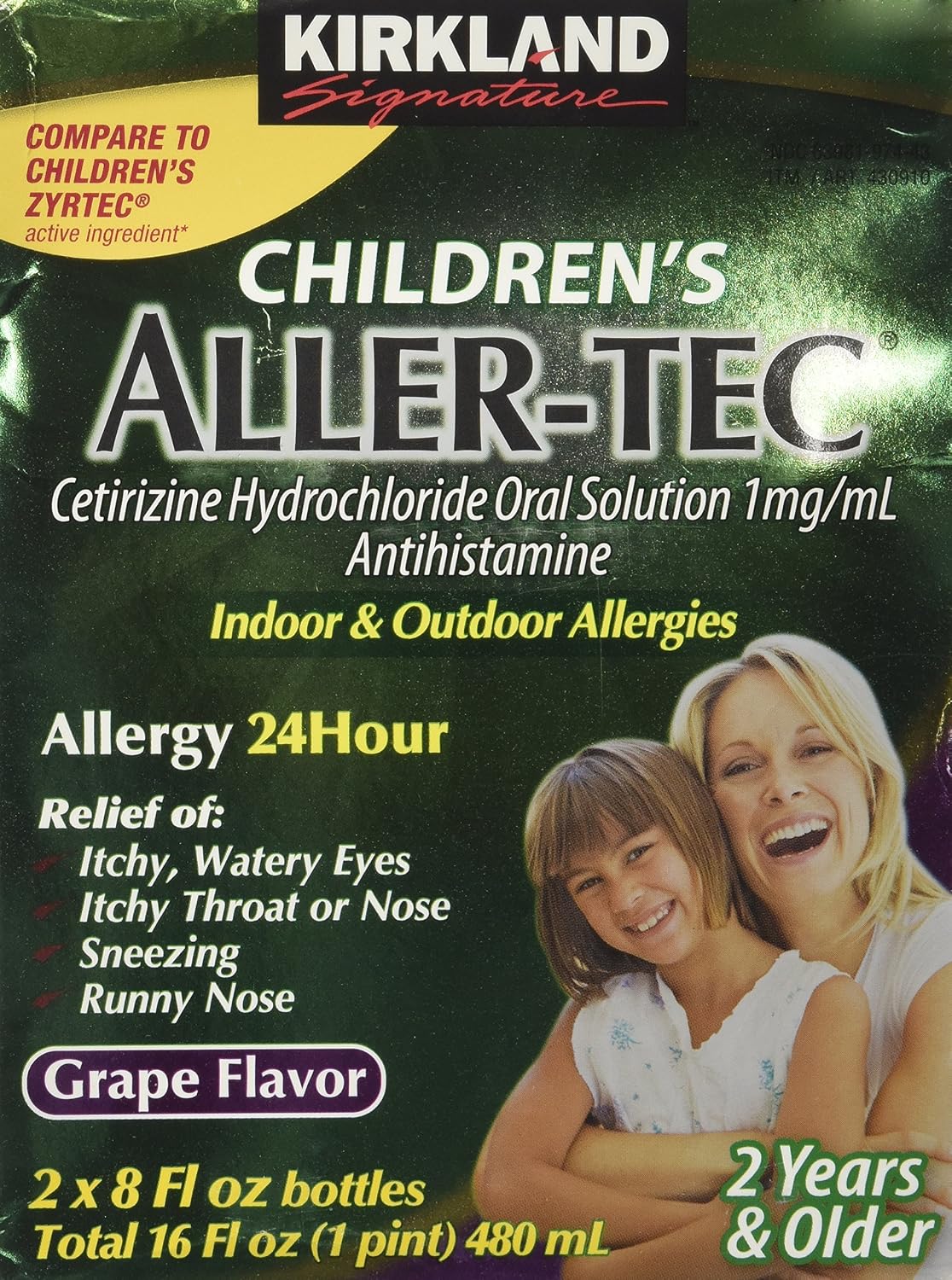 Kirkland Signature Aller-Tec Infantil - 473 ml - Pack de 2