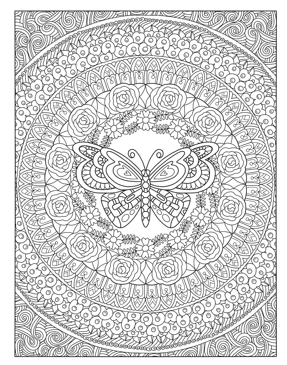 Creative Haven Mariposas Entrelazadas Libro de Colorear para Adultos (Libros de Colorear para Adultos: Insectos)