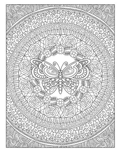 Creative Haven Mariposas Entrelazadas Libro de Colorear para Adultos (Libros de Colorear para Adultos: Insectos) – Image 3